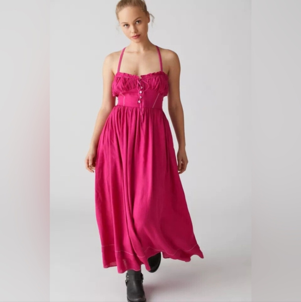 Urban Outfitters Pink Maxi Dress